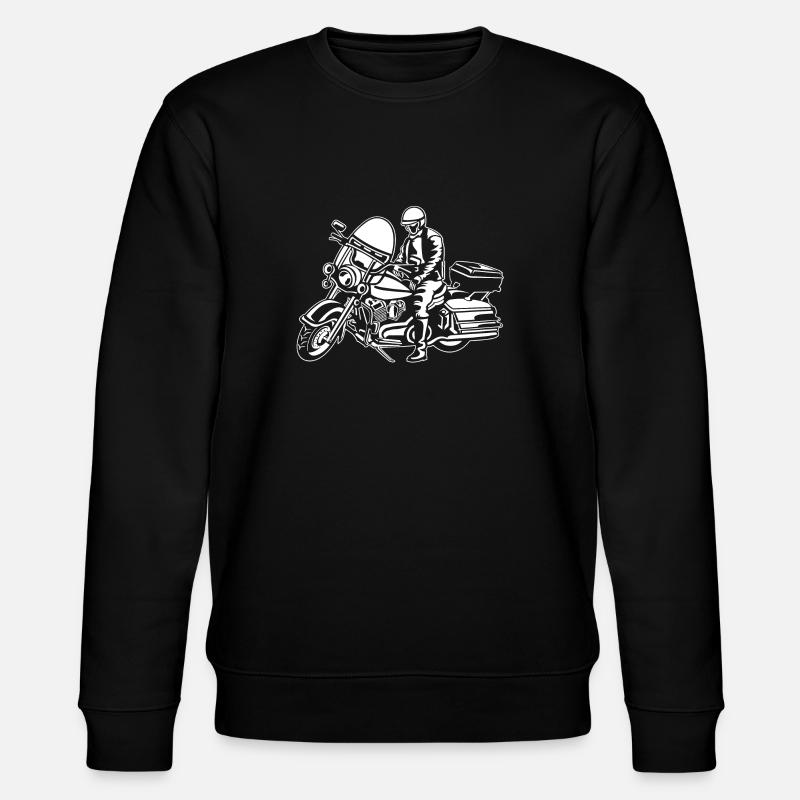 Chopper / Moto 05_wei ß - Sweat bio CHANGER Stanley/Stella Unisexe - noir