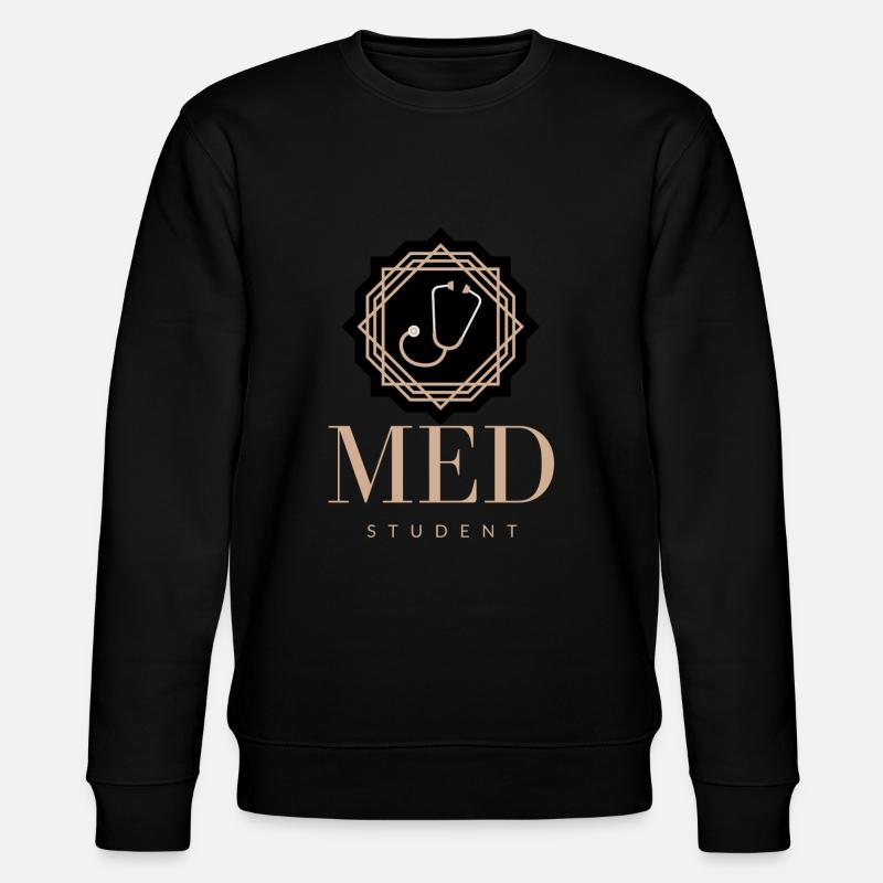 MED STUDENT SYMBOL - Stanley/Stella Unisex Bio-Sweatshirt CHANGER  - Schwarz
