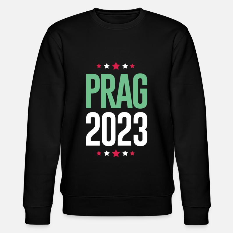 Prag 2023 - Stanley/Stella Unisex Bio-Sweatshirt CHANGER  - Schwarz