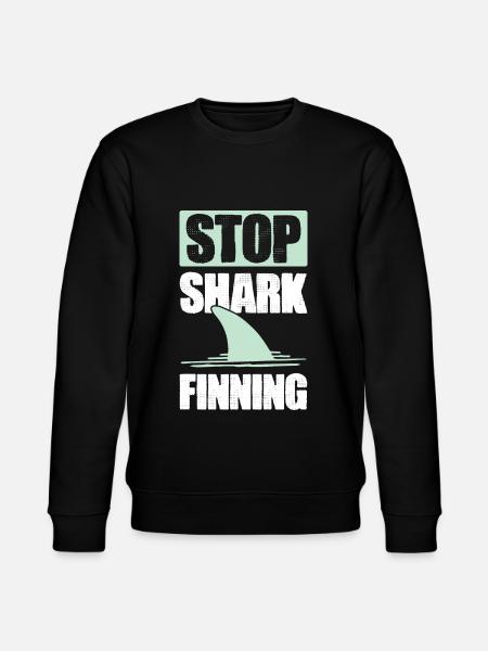 Animal welfare Sharks - Stanley/Stella CHANGER Unisex Organic Sweatshirt - black