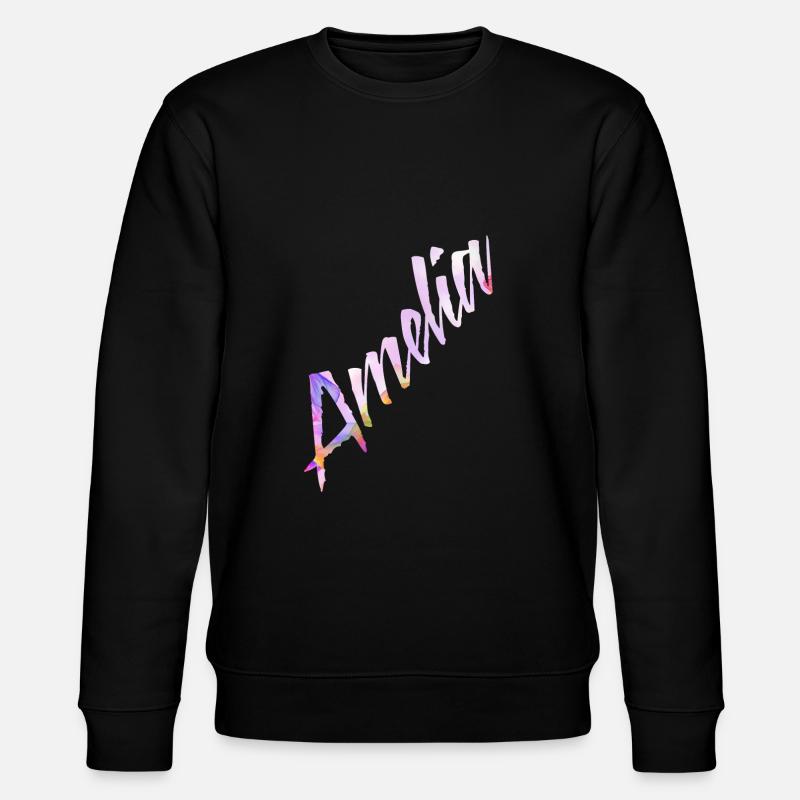 Amelia - Stanley/Stella Unisex Bio-Sweatshirt CHANGER  - Schwarz
