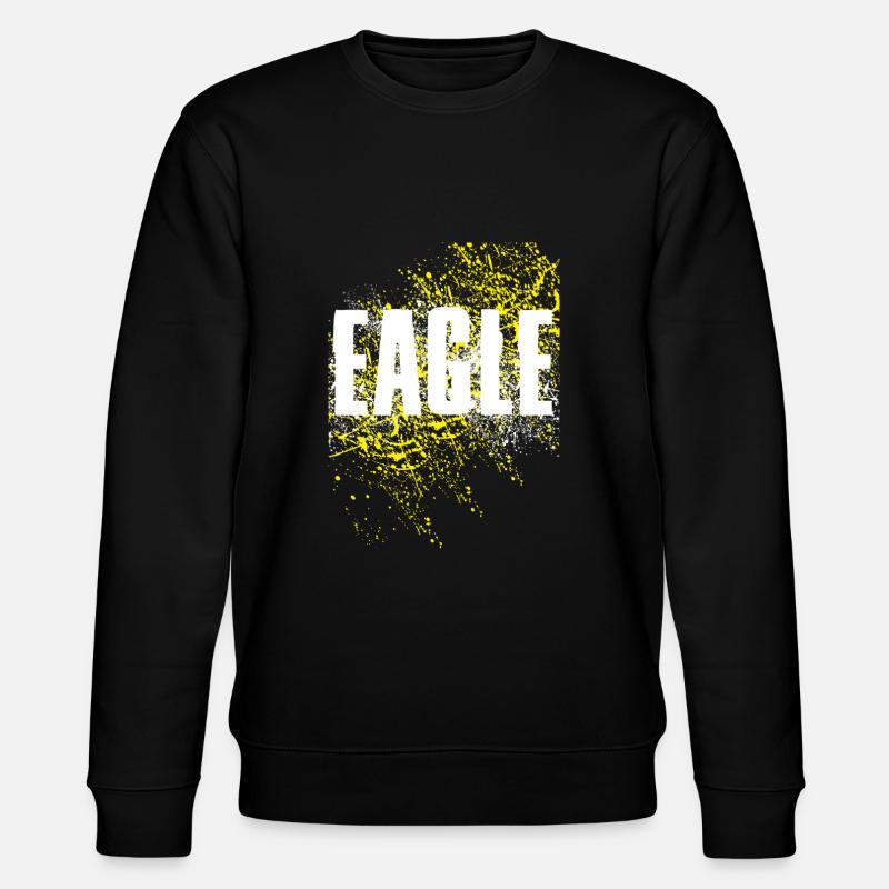 Adler Eagle - Stanley/Stella Unisex Bio-Sweatshirt CHANGER  - Schwarz