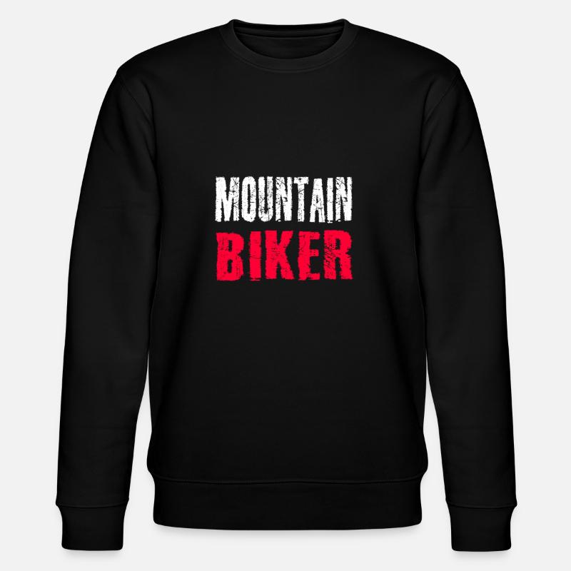 Mountain Biker - Stanley/Stella Unisex Bio-Sweatshirt CHANGER  - Schwarz