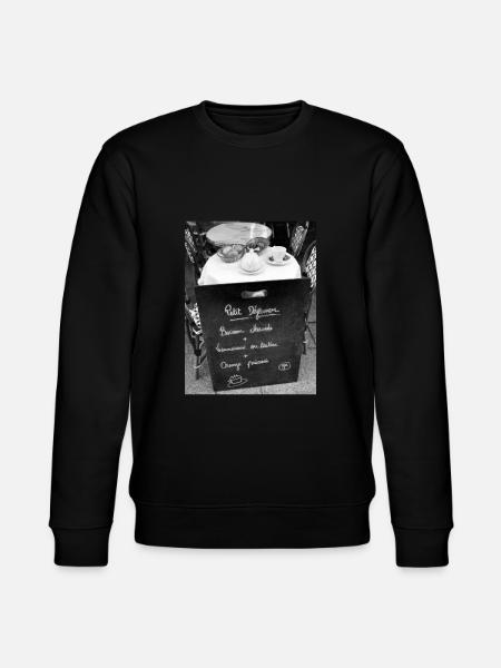 Photo Parisian breakfast - Stanley/Stella CHANGER Unisex Organic Sweatshirt - black