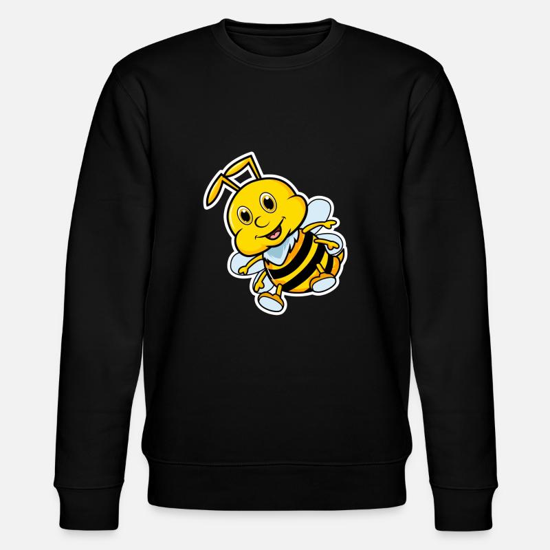 Biene - Stanley/Stella Unisex Bio-Sweatshirt CHANGER  - Schwarz