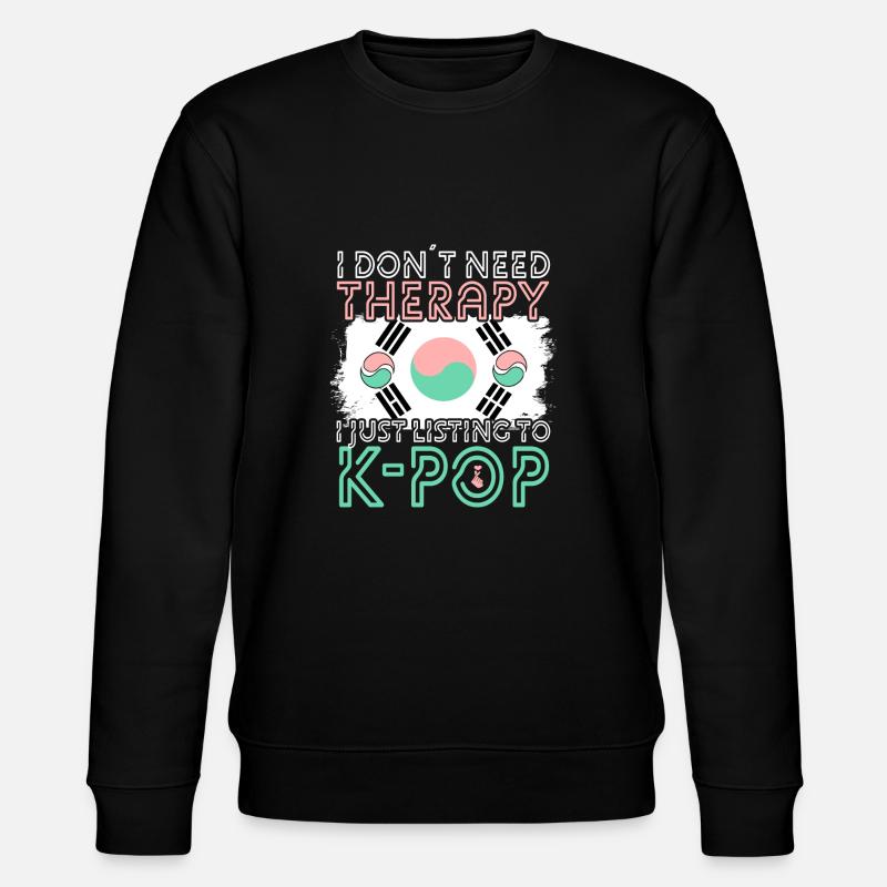 K-Pop - Stanley/Stella Unisex Bio-Sweatshirt CHANGER  - Schwarz