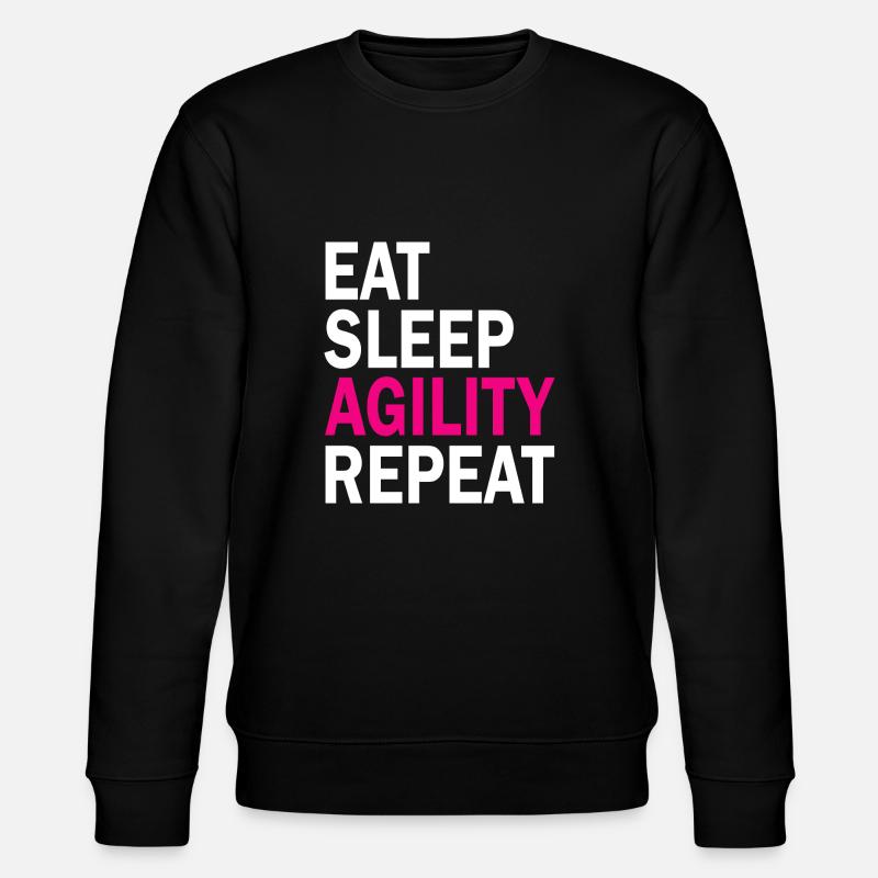 Agilité de chien de chien - Sweat bio CHANGER Stanley/Stella Unisexe - noir