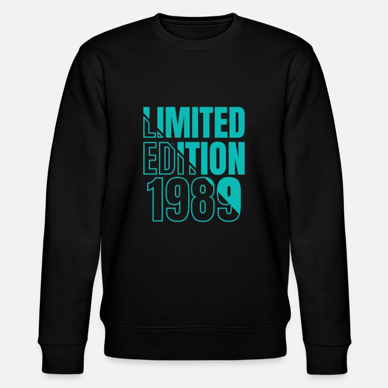 1989 Édition Limitée Birthday Design - Sweat bio CHANGER Stanley/Stella Unisexe - noir