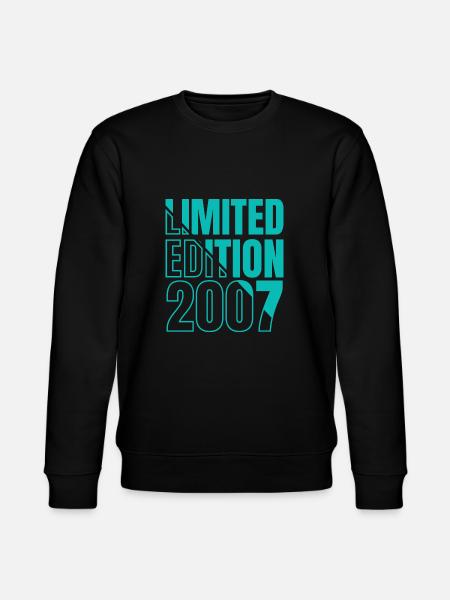 2007 Limited Edition Birthday - Stanley/Stella CHANGER Unisex Organic Sweatshirt - black