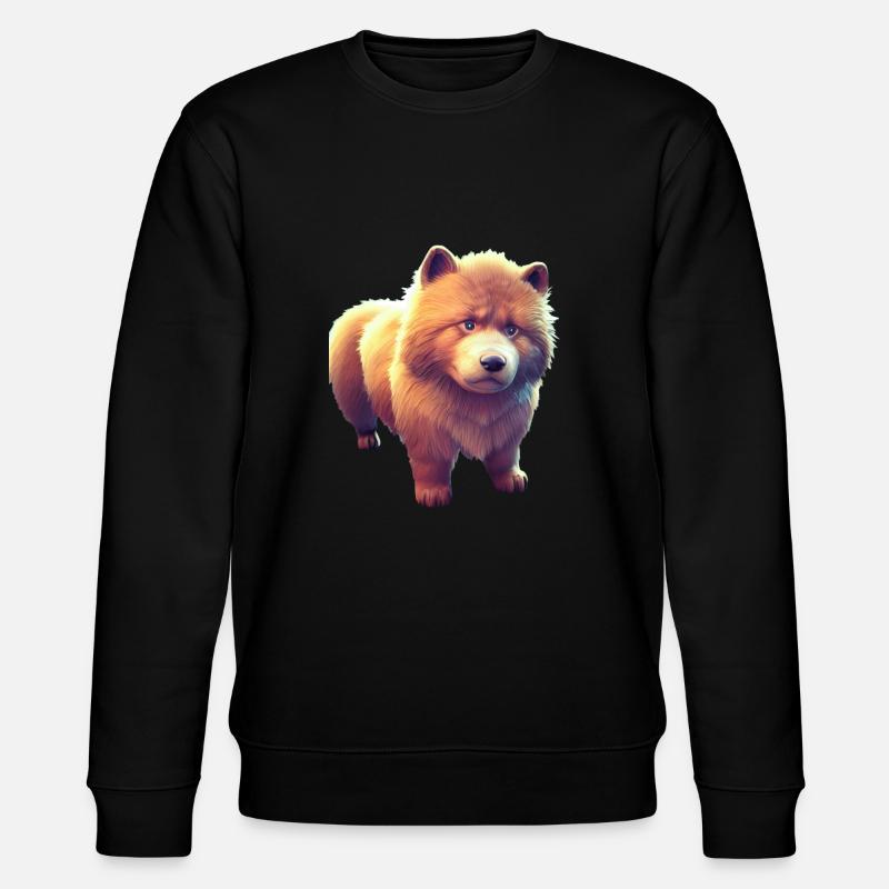 Eurasier Dog - Eurasier - Stanley/Stella CHANGER Unisex Organic Sweatshirt - black