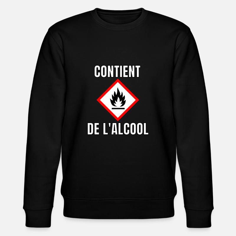 Contient de l’alcool - Sweat bio CHANGER Stanley/Stella Unisexe - noir