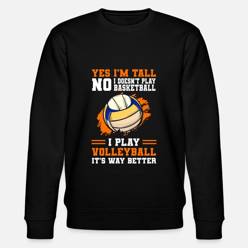 Sports Player BeachBall Team - Stanley/Stella CHANGER Unisex Organic Sweatshirt - black