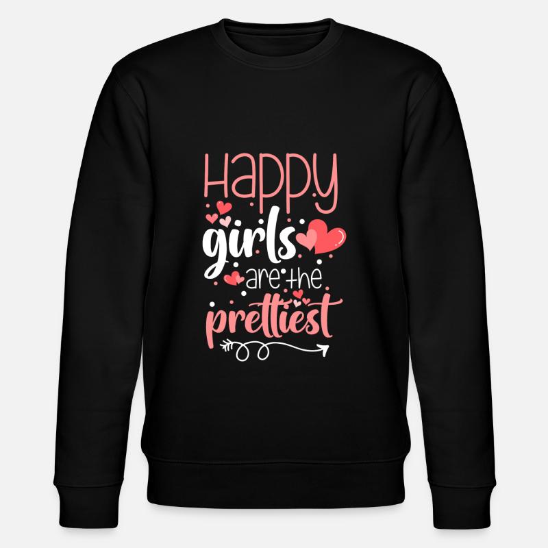 Bonheur Joie Argent Optimisme - Sweat bio CHANGER Stanley/Stella Unisexe - noir