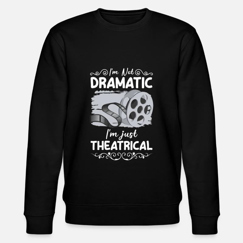 actress acting comedy nerd - Stanley/Stella CHANGER Unisex Organic Sweatshirt - black