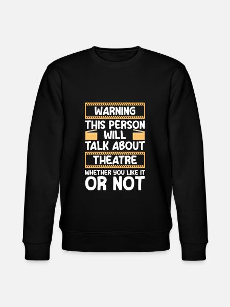 Actress Rehearsal Drama Club - Stanley/Stella CHANGER Unisex Organic Sweatshirt - black