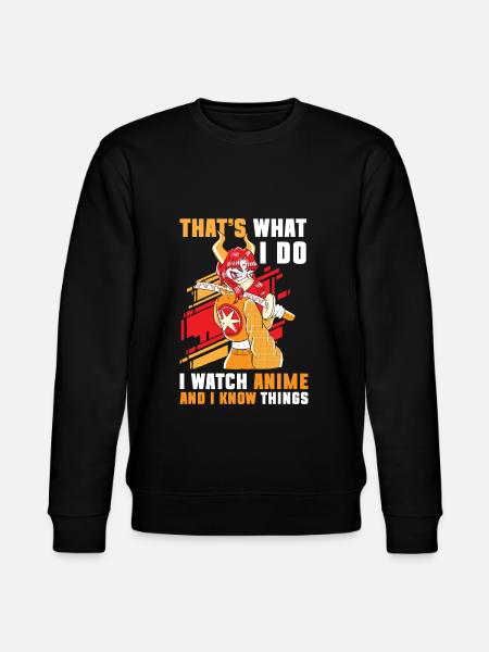 Anime Japan Art Nerd - Stanley/Stella CHANGER Unisex Organic Sweatshirt - black