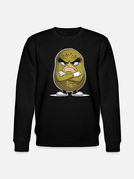Kiwi - Stanley/Stella Unisex Bio-Sweatshirt CHANGER - Schwarz