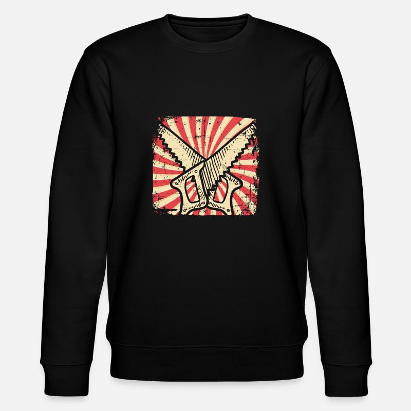 Säge - Stanley/Stella Unisex Bio-Sweatshirt CHANGER  - Schwarz