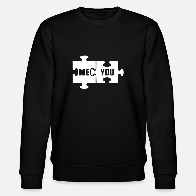 Puzzle - Stanley/Stella Unisex Bio-Sweatshirt CHANGER - Schwarz