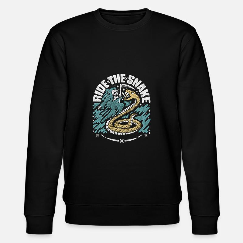 ride the snake - Sweat bio CHANGER Stanley/Stella Unisexe - noir