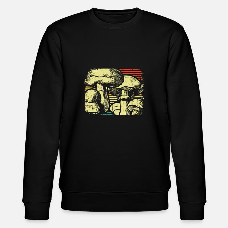 Champignons - Sweat bio CHANGER Stanley/Stella Unisexe - noir