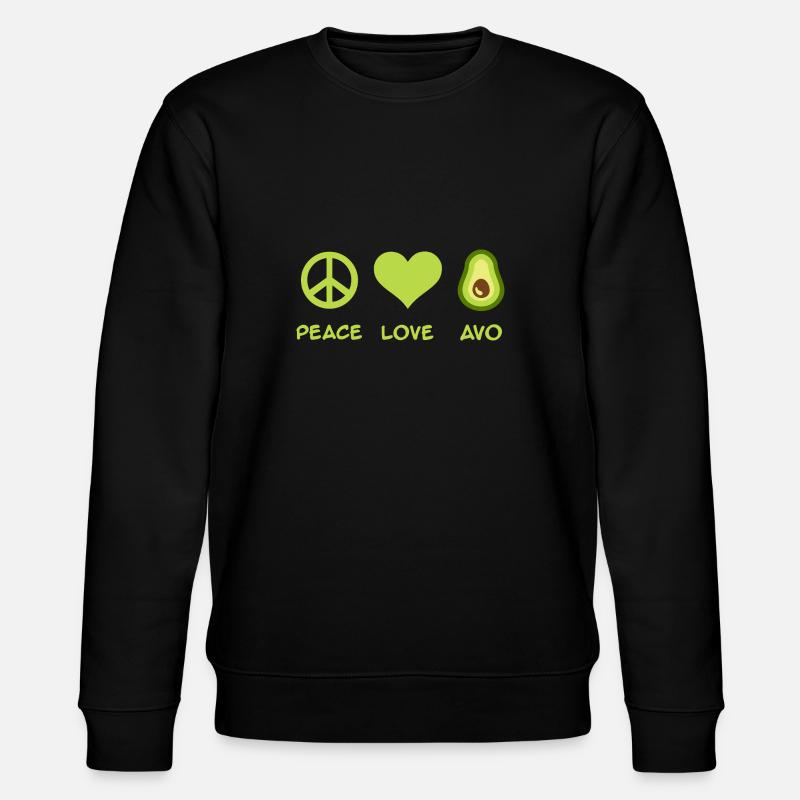 Avocado - Stanley/Stella Unisex Bio-Sweatshirt CHANGER  - Schwarz