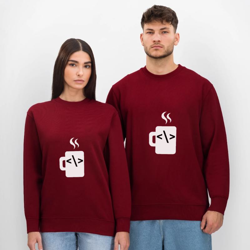 JavaScript-Codesoftware-Entwickler Kaffee Java Stanley/Stella Unisex Bio-Sweatshirt CHANGER 