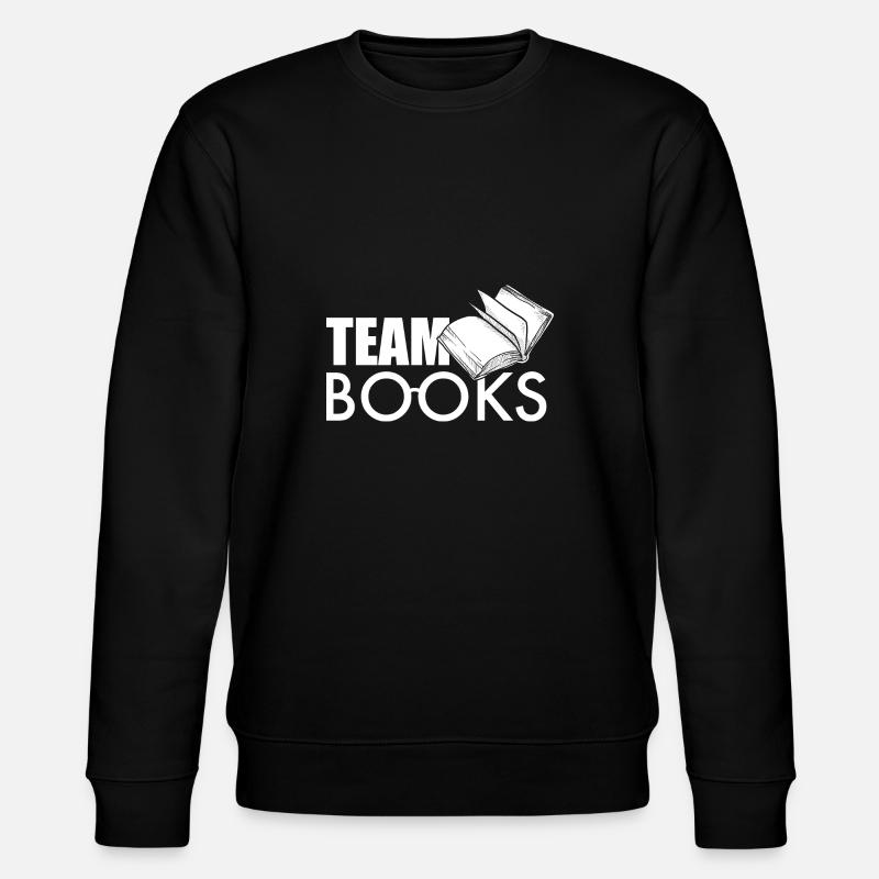 Team Books - Stanley/Stella CHANGER Unisex Organic Sweatshirt - black