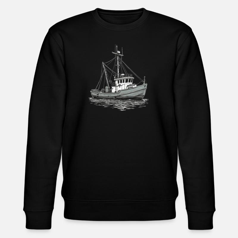 Bateau de pêche - Sweat bio CHANGER Stanley/Stella Unisexe - noir