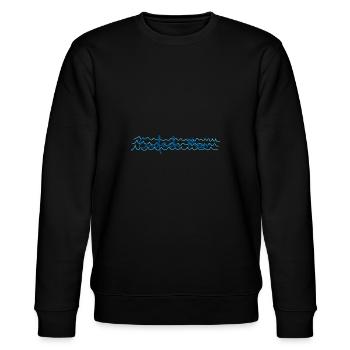 Einfach Meer - Stanley/Stella Unisex Bio-Sweatshirt CHANGER  - Schwarz - Vorne - Nik (191cm) & Marisol (170cm)