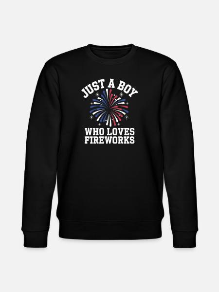 Pyrotechnics Fireworks Pyrotechnics - Stanley/Stella CHANGER Unisex Organic Sweatshirt - black