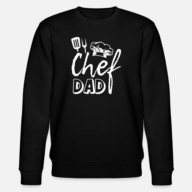 Papa chef - Sweat bio CHANGER Stanley/Stella Unisexe - noir