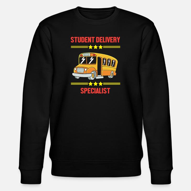 Schulbusfahrer Schulbus - Stanley/Stella Unisex Bio-Sweatshirt CHANGER  - Schwarz