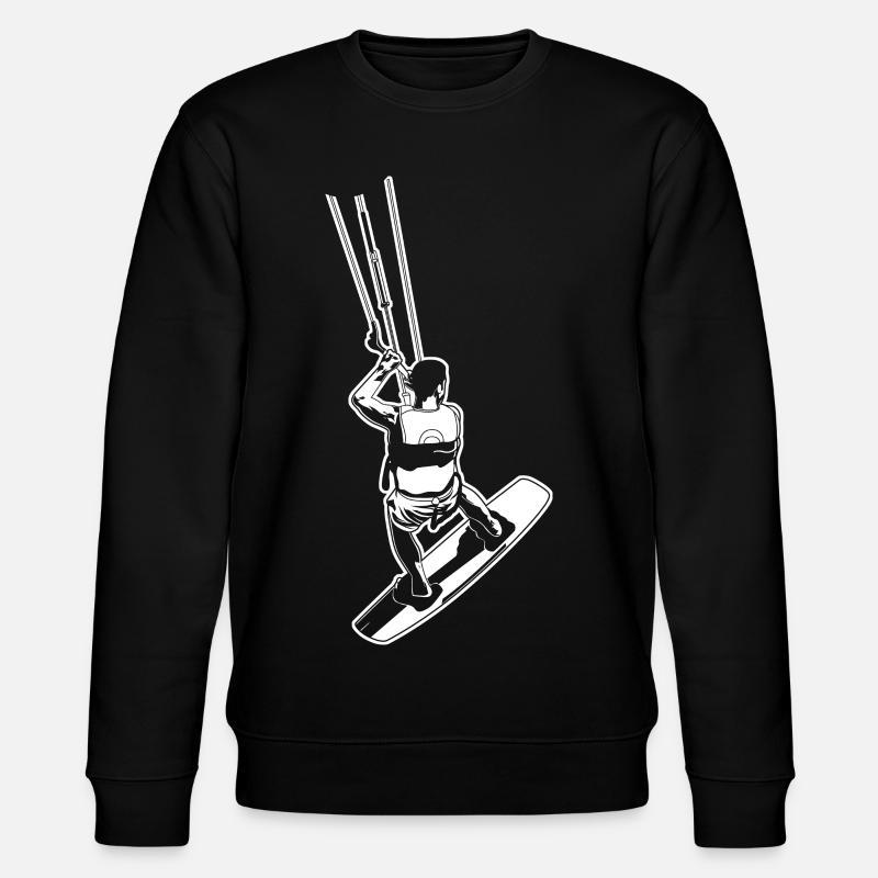 Kitesurfeurs - Sweat bio CHANGER Stanley/Stella Unisexe - noir
