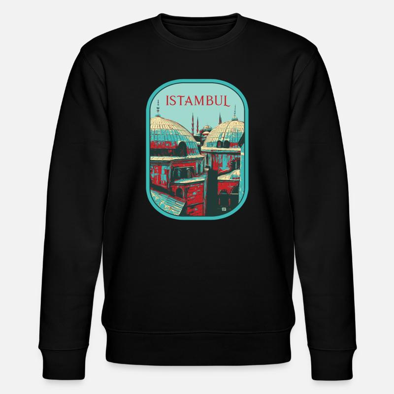 Majesté d'Istanbul: Mosquée sublime - Sweat bio CHANGER Stanley/Stella Unisexe - noir