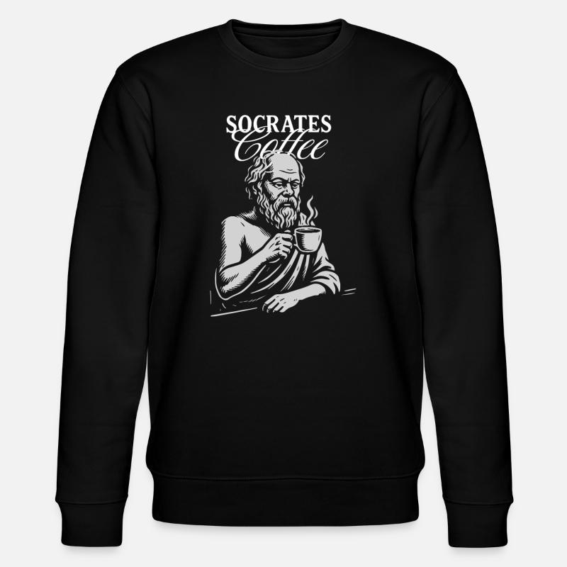 Portrait du café Socrate - Sweat bio CHANGER Stanley/Stella Unisexe - noir