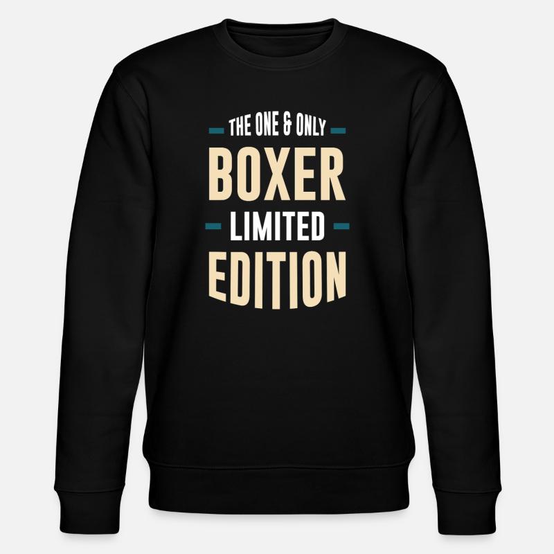 Boxer Lettrage en édition limitée - Sweat bio CHANGER Stanley/Stella Unisexe - noir