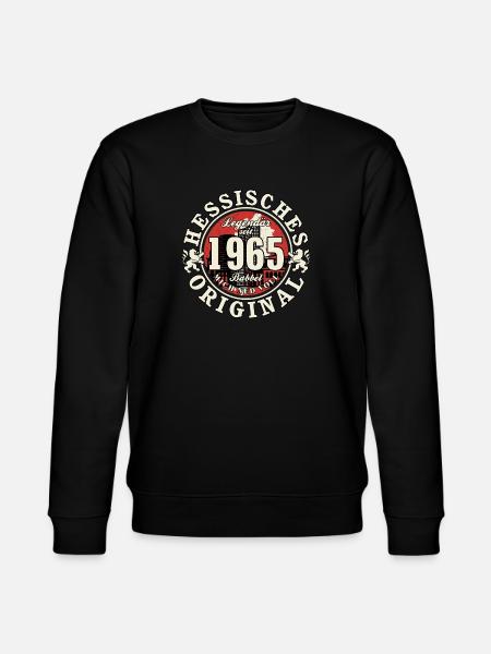 60. Geburtstag 2025 Hessisches Original Geschenk - Stanley/Stella Unisex Bio-Sweatshirt CHANGER - Schwarz