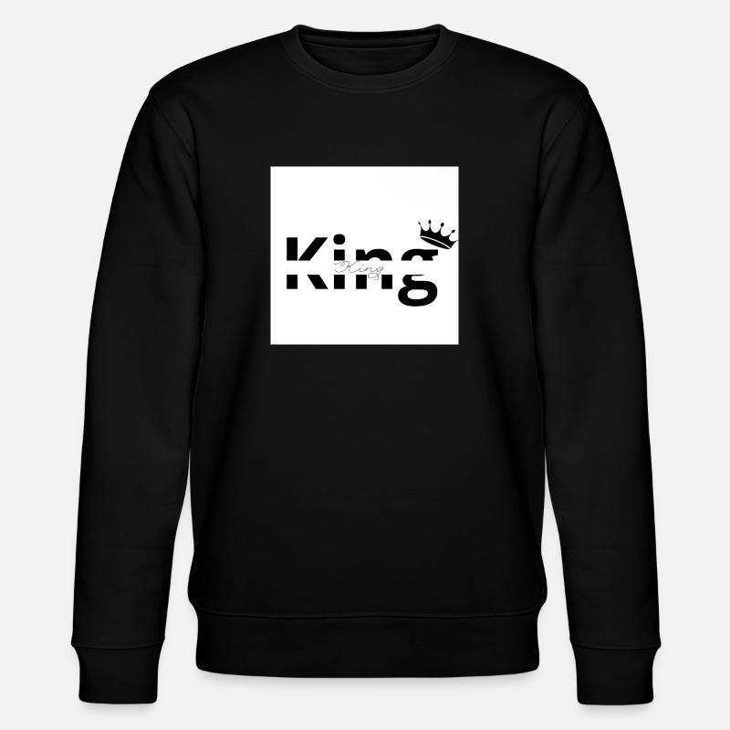 König Sweatshirt - Stanley/Stella Unisex Bio-Sweatshirt CHANGER  - Schwarz