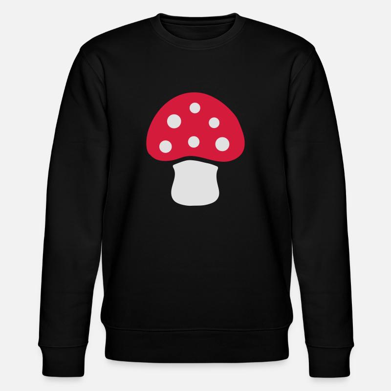 Toadstool - Stanley/Stella CHANGER Unisex Organic Sweatshirt - black