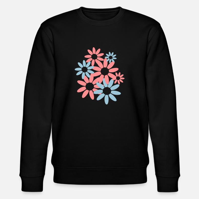 Fleurs de printemps - Sweat bio CHANGER Stanley/Stella Unisexe - noir