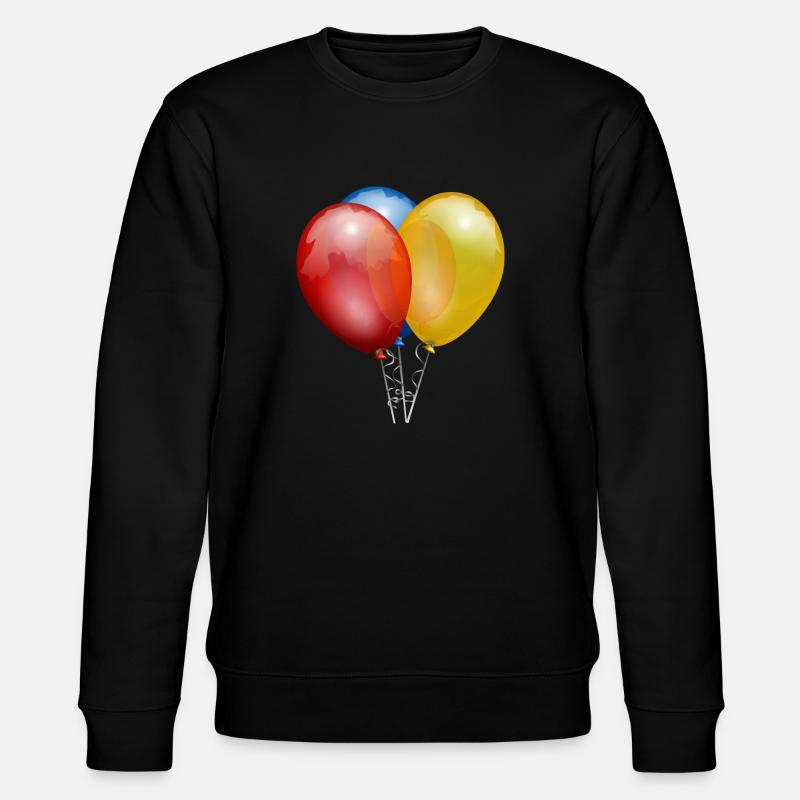 Ballons - Stanley/Stella Unisex Bio-Sweatshirt CHANGER  - Schwarz