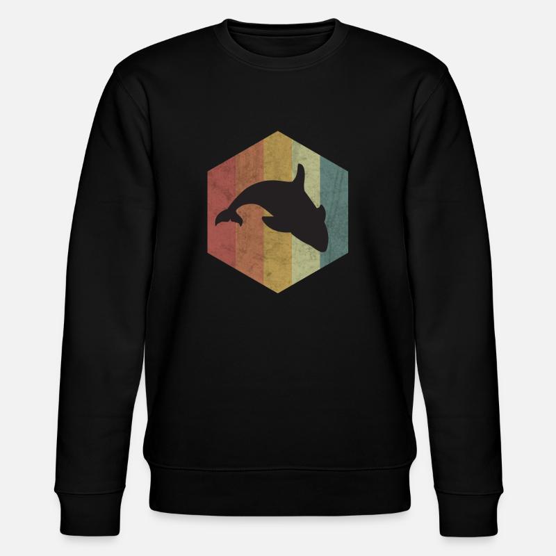 Orca - Stanley/Stella Unisex Bio-Sweatshirt CHANGER  - Schwarz