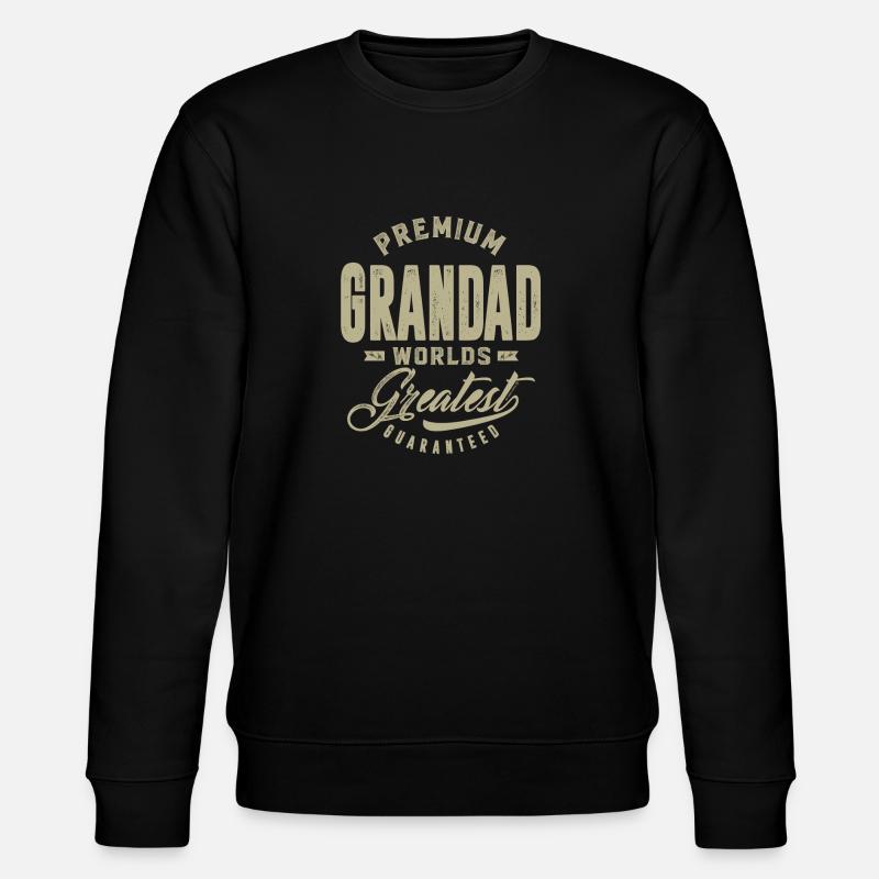 Premium Grandad - Sweat bio CHANGER Stanley/Stella Unisexe - noir
