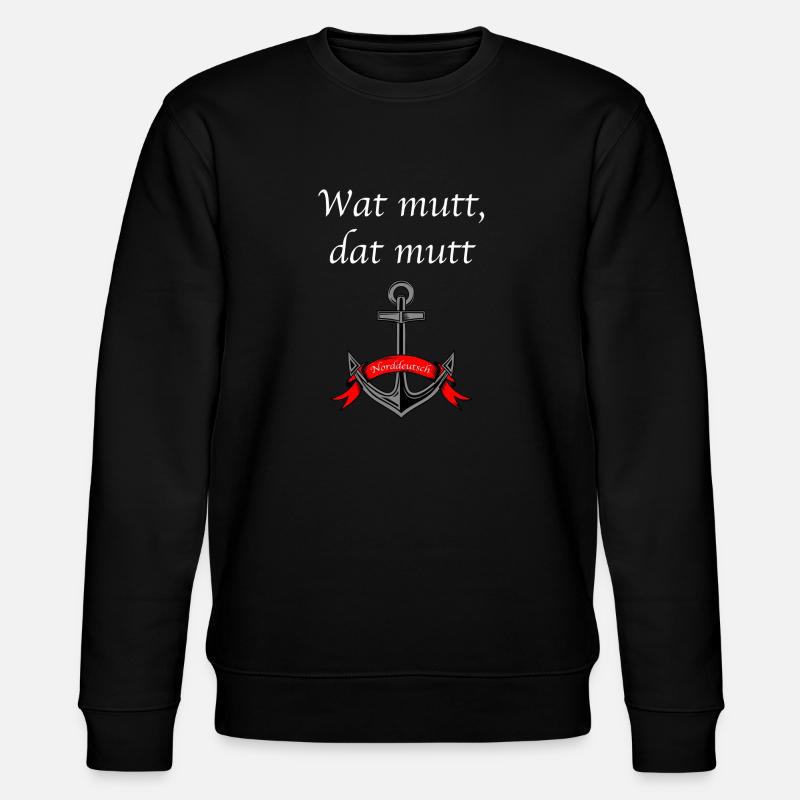 Wat mutt dat mutt - Stanley/Stella Unisex Bio-Sweatshirt CHANGER - Schwarz