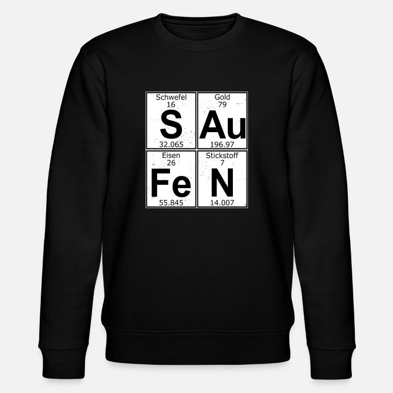 Buvant logo éléments chimiques - Sweat bio CHANGER Stanley/Stella Unisexe - noir
