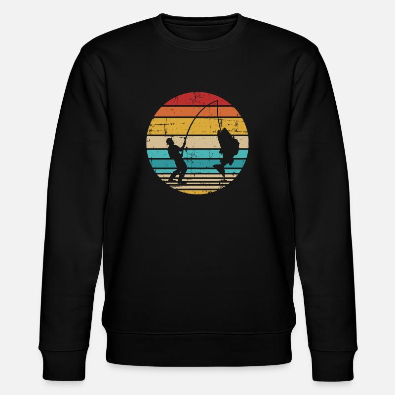 pêche - Sweat bio CHANGER Stanley/Stella Unisexe - noir