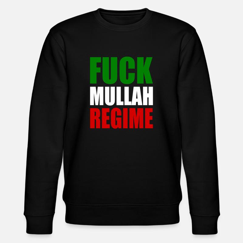 Fuck mullah regime iran - Stanley/Stella Unisex Bio-Sweatshirt CHANGER  - Schwarz