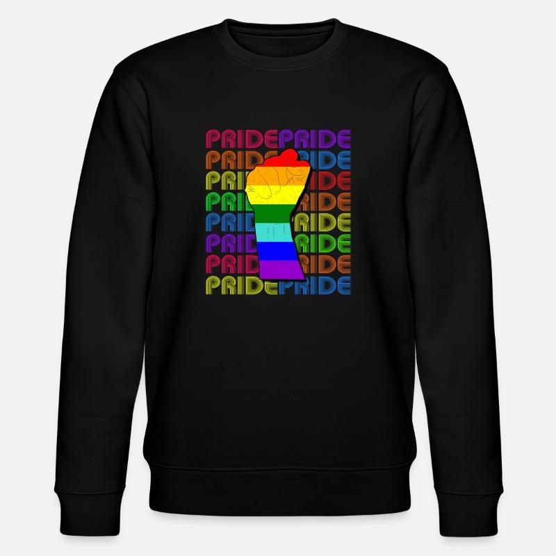 PridePride - Stanley/Stella Unisex Bio-Sweatshirt CHANGER  - Schwarz