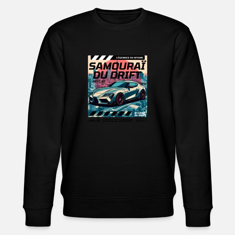 Samourai Drift - Sweat bio CHANGER Stanley/Stella Unisexe - noir